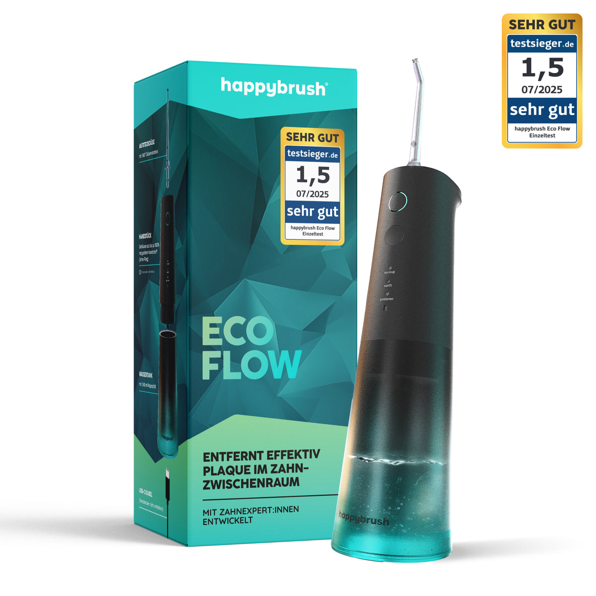 Jet Dentaire Hydropulseur | Eco Flow | Allblack