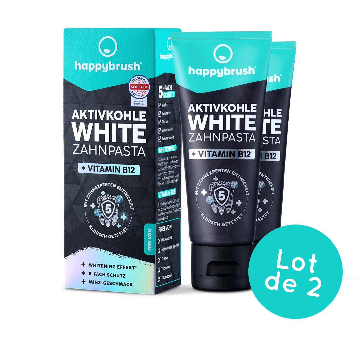 Charbon Actif White Dentifrices
