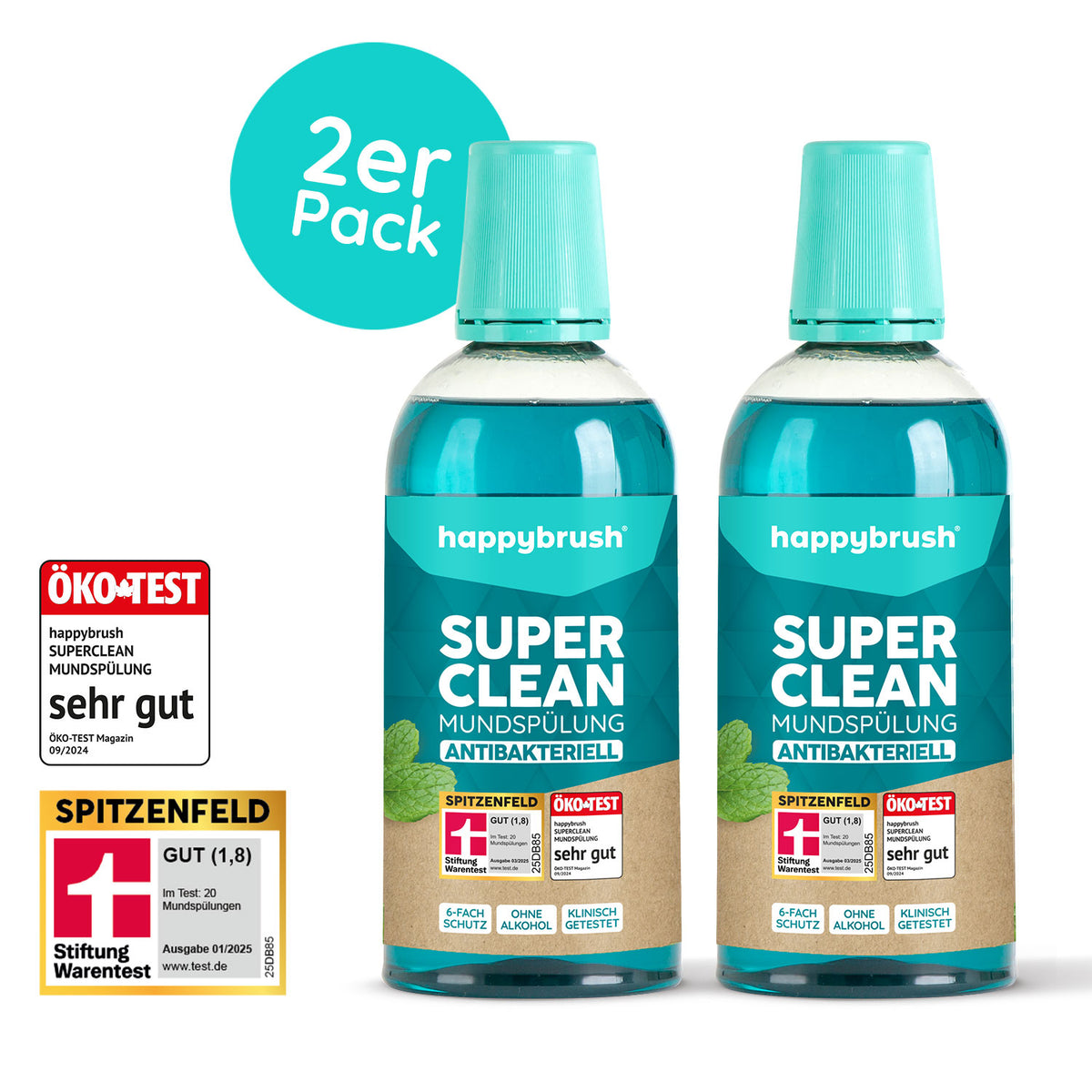 Bain de bouche SuperClean | Lot de 2