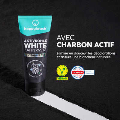 Charbon Actif White Dentifrices