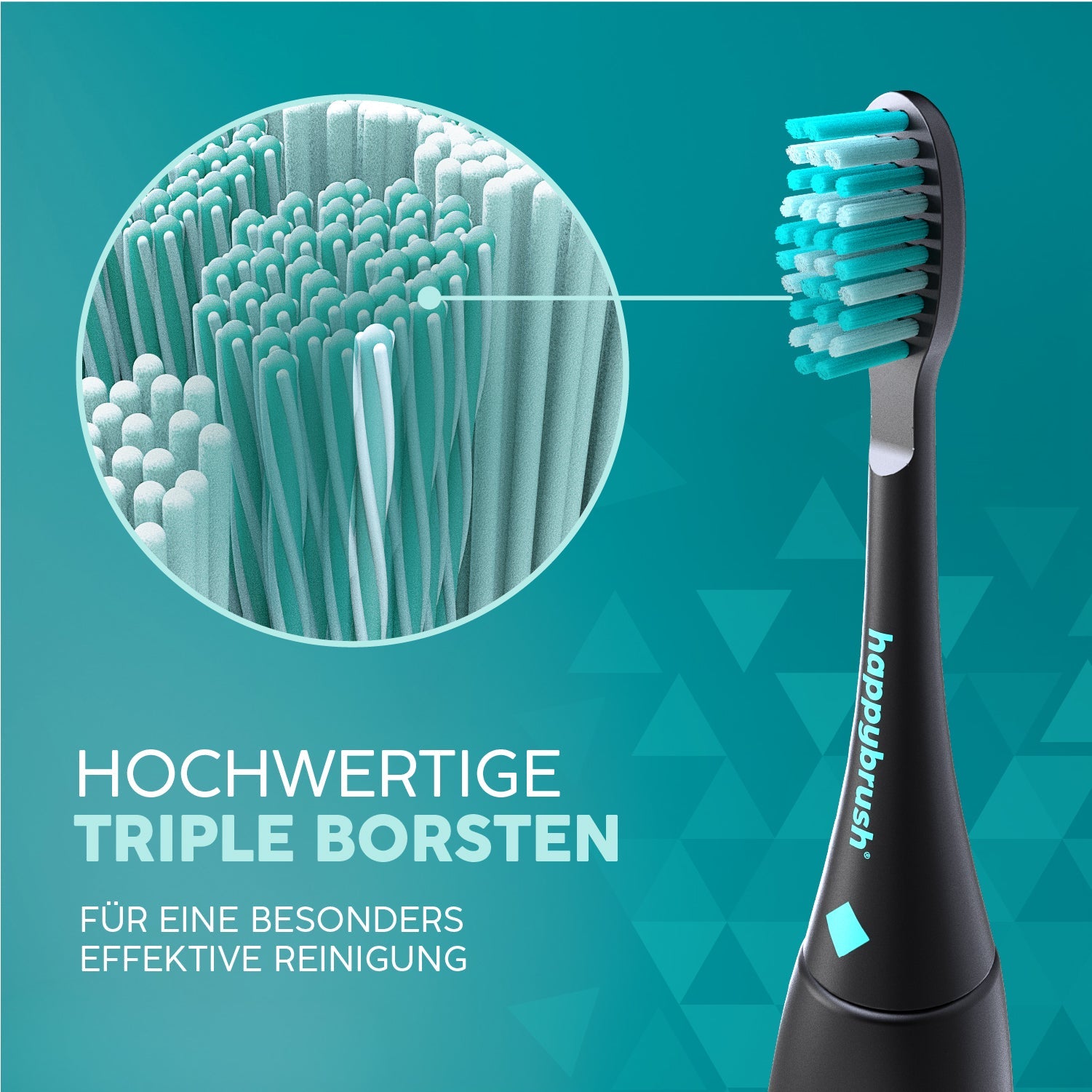 Têtes de brosse Eco Vibe 3+ | Black-Mint