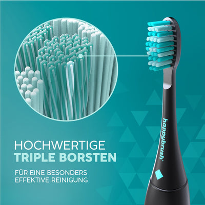 Têtes de brosse Eco Vibe 3+ | Black-Mint