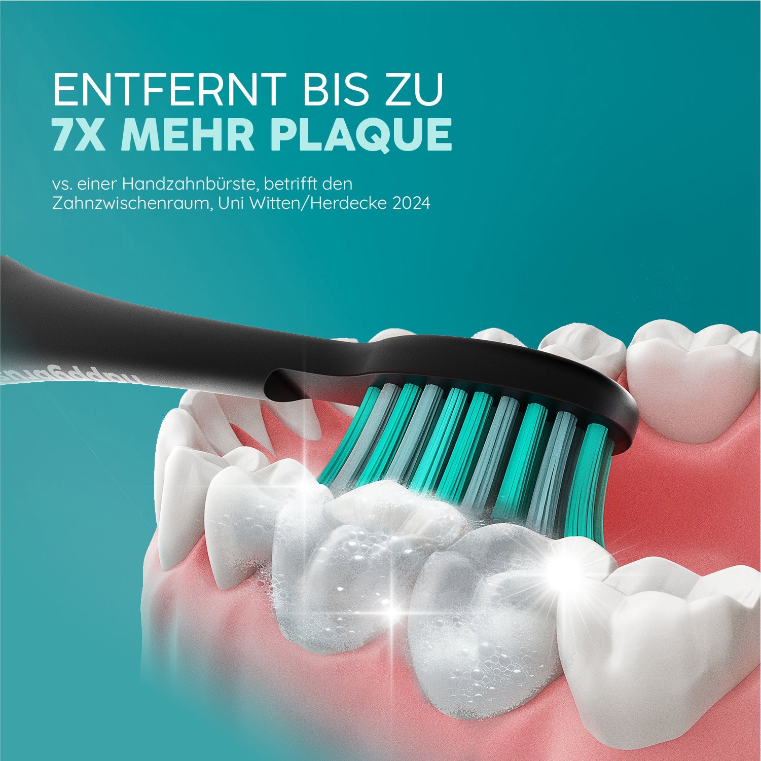 Têtes de brosse Eco Vibe 3+ | Black-Mint