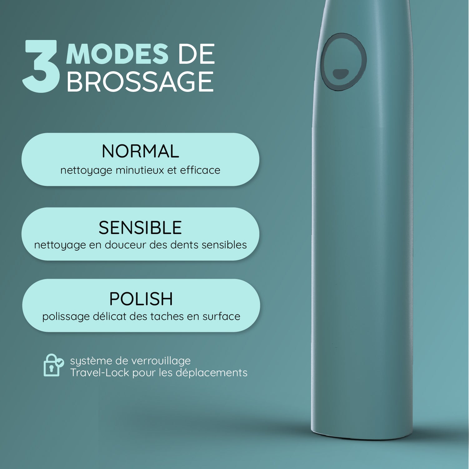 Brosse à dents sonique Eco Vibe 3+