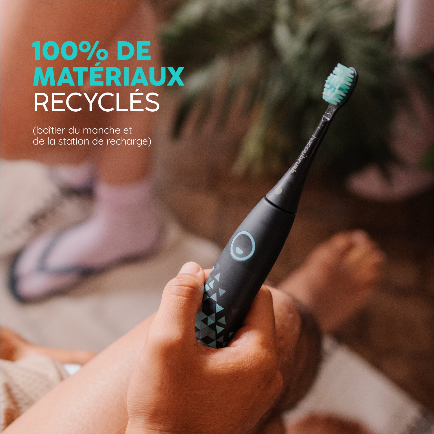 Brosse à Dents Sonique | Eco Vibe 3 Noir | Set L