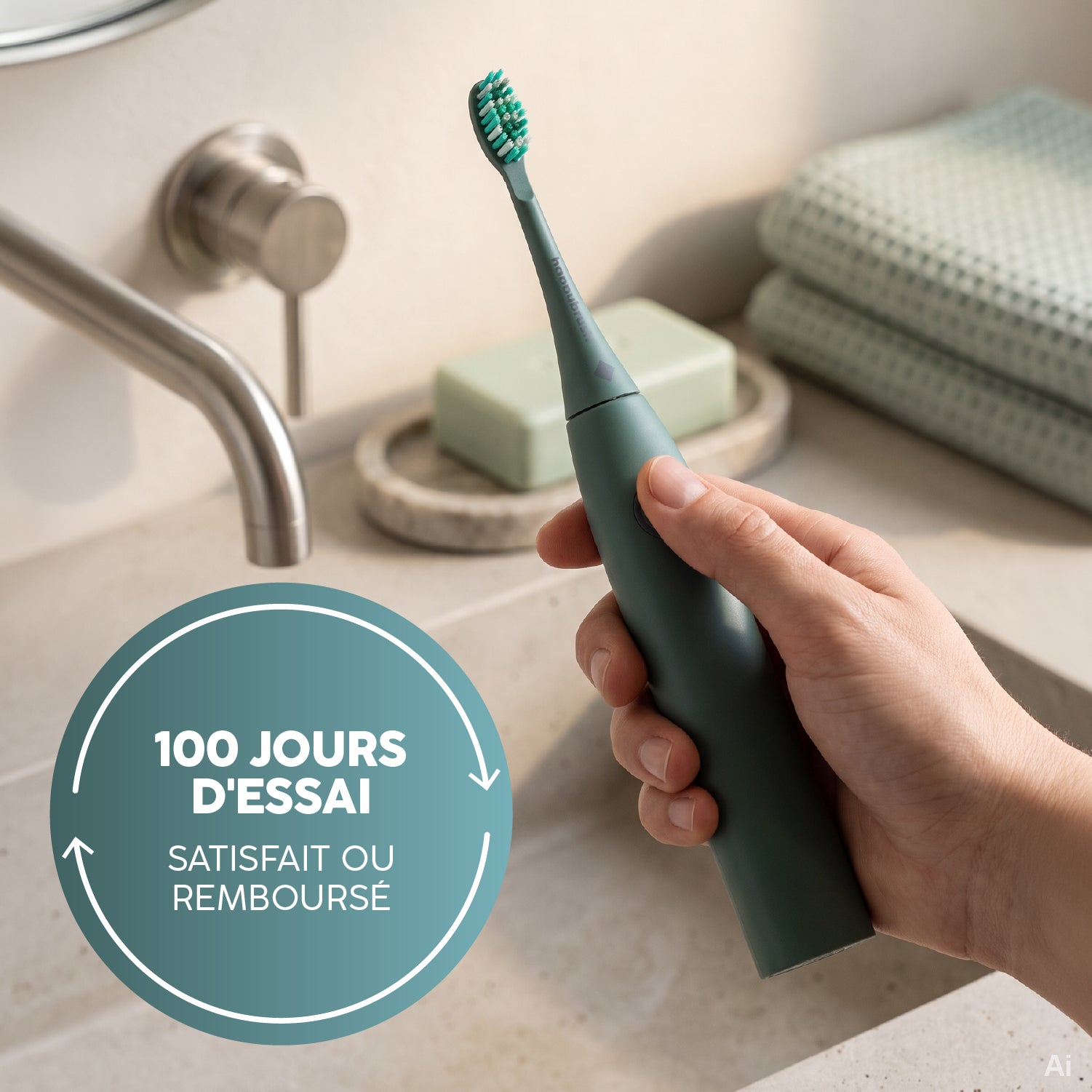 Brosse à dents sonique Eco Vibe 3+