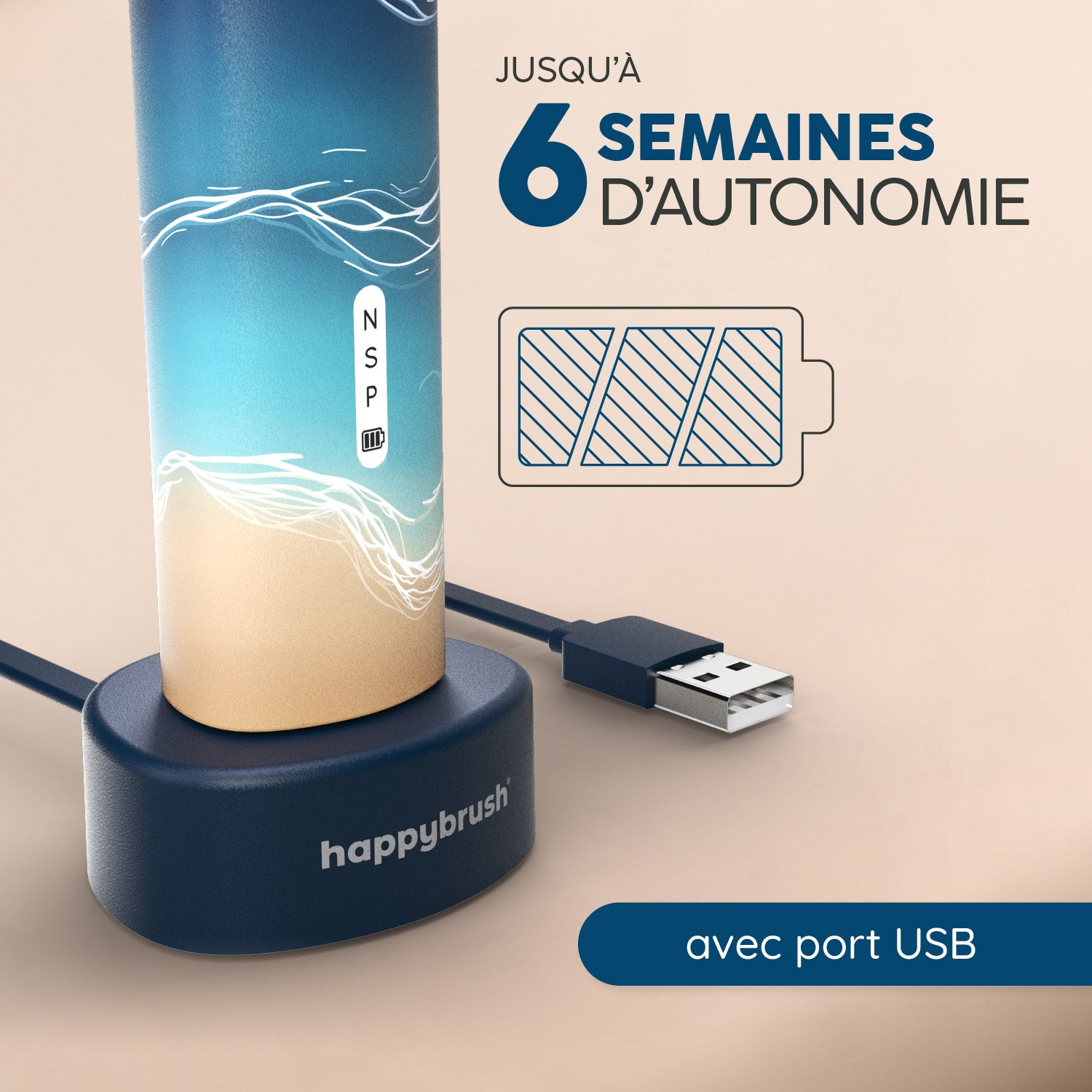 Brosse à dents sonique Eco Vibe 3
