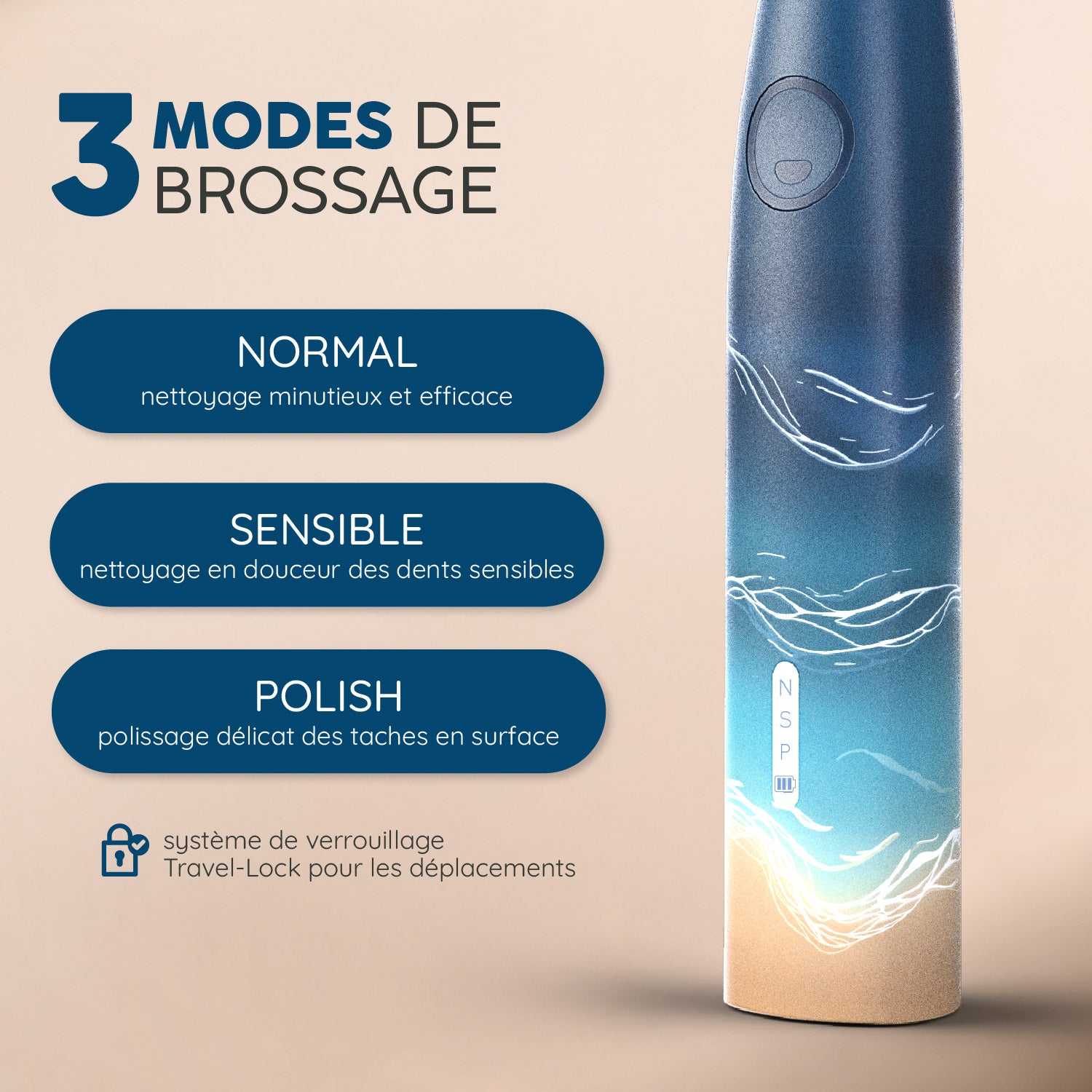 Brosse à dents sonique Eco Vibe 3