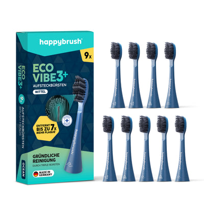 Têtes de brosse Eco Vibe 3+ | Ocean/Aurora