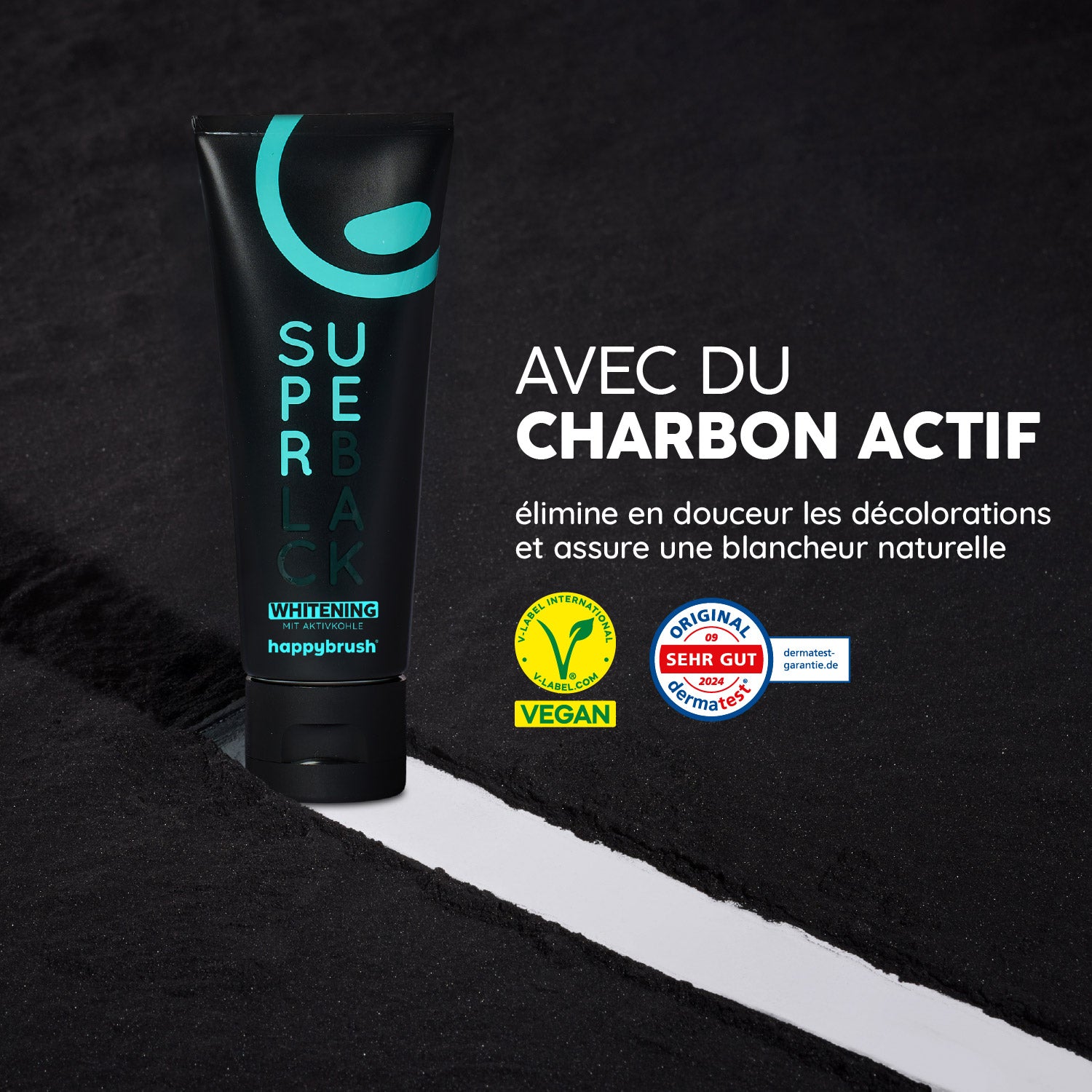 SuperBlack Whitening  Dentifrice