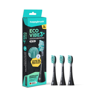 Têtes de brosse Eco Vibe 3+ | Black-Mint