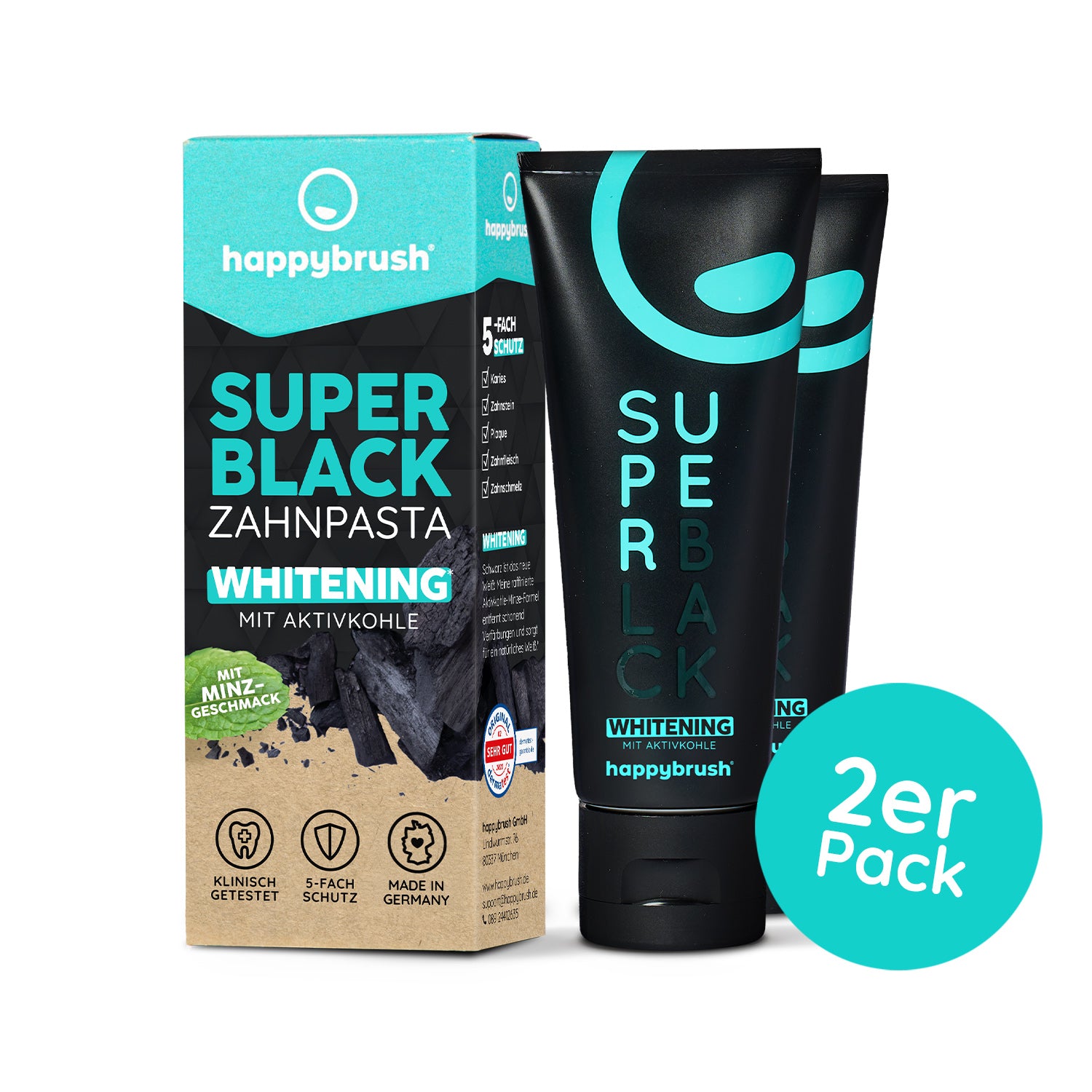 SuperBlack Whitening  Dentifrice